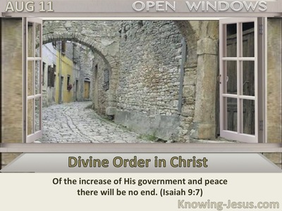 Divine Order in Christ
